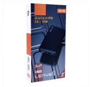 POWER BANK LENYES PX172D QC3.0+PD 3A 18W 10000mAh BK
