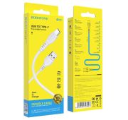 Кабель BOROFONE TYPE-C BX-51 1m White