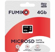 КАРТА ПАМЯТИ FUMIKO microSDHC 4GB CLASS10