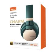 BT Гарнитура RECCI REP-W13 CHARM Audiophile Grade Green/Gold