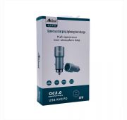 АЗУ ALLISON ALS-A706 PD USB+USB-C QC3.0 38W Gold