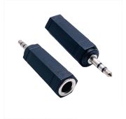 ПЕРЕХОДНИК СИГНАЛ  6,3mm JACK (гн) --> 3,5 mm (шт)
