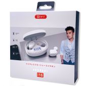 BLUETOOTH ГАРНИТУРА BYZ i16 TWS White