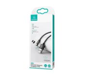 Кабель USAMS Lighting Magnetic U59 Rotatable 2.1A 1m Black