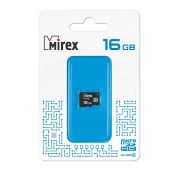 КАРТА ПАМЯТИ  MIREX microSDHC 16GB  CLASS4