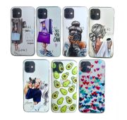 ЧЕХОЛ ДЛЯ iPhone 12 CLEAR CASE С ПРИНТОМ