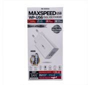 СЗУ WEKOME WP-U56 2xUSB 2A+Micro-USB  White