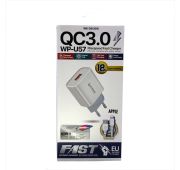 СЗУ WEKOME WP-U57 1*USB QC3.0 18W+ Lightning  White
