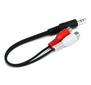 КАБЕЛЬ ОРБИТА Jack 3,5mm (M)-->2RCA (0.3м)