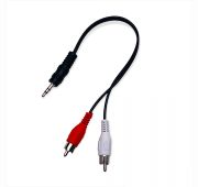 КАБЕЛЬ CABLEXPERT 3.5*2RCA 0,2м