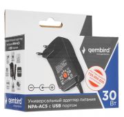 СЕТЕВОЙ АДАПТЕР GEMBIRD NPA-AC5 30Вт
