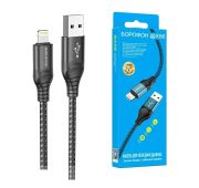 Кабель BOROFONE Lighting BX-56 1m Black
