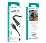 Кабель BOROFONE microUSB BX-54 1m Black