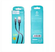 КАБЕЛЬ DENMEN D06V microUSB 2.4A BK