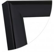 ф/рамка DB8 пластик 21*30 черный с пластиком