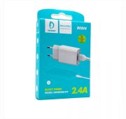 СЗУ DENMEN DC01V +microUSB 2.4A  White