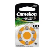 Батарейка CAMELION  ZA13 BL-6 для слуховых аппаратов