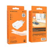 СЗУ BOROFONE BA-61A 1*USB-С QC3.0/PD 10,5W White