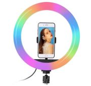 ЛАМПА КОЛЬЦЕВАЯ RGB MJ26