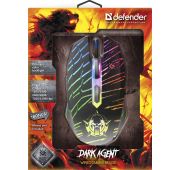 МЫШЬ ПРОВОДНАЯ ИГРОВАЯ DEFENDER GM-590L DARK AGENT
