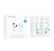 BT TWS Гарнитура BOROFONE BW-09 ceramic white