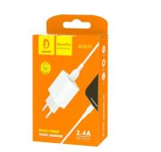 СЗУ DENMEN DC03T +Type-C 2.4A White
