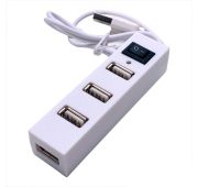 USB HUB*4 USB port с кнопкой WHITE