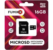 КАРТА ПАМЯТИ FUMICO microSDHC 16GB UHS-1CLASS10