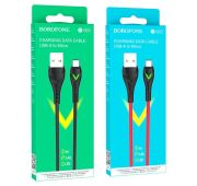 Кабель BOROFONE microUSB BX-65 3A 1m Red