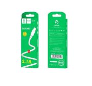 КАБЕЛЬ DENMEN D23T 2m TYPE-C 2.1A WH