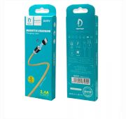 КАБЕЛЬ МАГНИТНЫЙ  DENMEN D09V microUSB 2.4A Gold