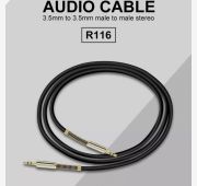 Кабель WUW AUX R116 1m Black
