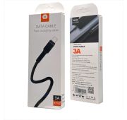 Кабель WUW X157 USB->Lighting 3A, 1m Black