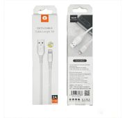 Кабель WUW X166 USB->Lighting 2A, 1m White