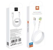 Кабель WUW X169 USB->Lighting 5A, 1m White