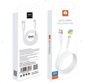 Кабель WUW X167 USB->microUSB 5A, 1m White