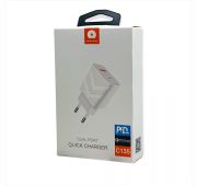 СЗУ WUW C135 USB-A QC3.0+USB-C/PD 20W 3A White