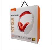 BT Гарнитура RECCI RT01 WIRELESS WHITE/ORANGE