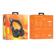 BT Гарнитура BOROFONE BO-18 Black CAT EAR