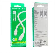 Кабель BOROFONE BX-81 TYPE-C-TYPE-C 6mm 60W White