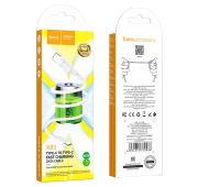 Кабель HOCO X83 TYPE-C->TYPE-C 1m 60W (White)