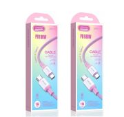 КАБЕЛЬ JOKADE JA014 TYPE-C->TYPE-C 100W 1m PiNK