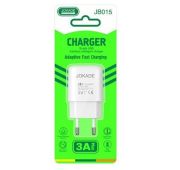 СЗУ JOKADE JB015 1*USB 3A FAST CHARGE White