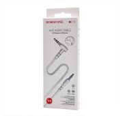 Кабель BOROFONE AUX BL10 1M White