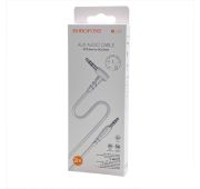 Кабель BOROFONE AUX BL10 2M White