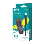 АЗУ JOKADE 2*USB+TYPE-C 3.4A JH010 Black