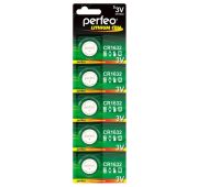 Батарейка PERFEO CR1632/5BL Lithium Cell (5) (100)