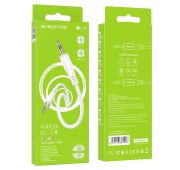 Кабель BOROFONE AUX BL14 1M White