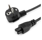 Кабель питания Cablexpert PC-186-ML12, Schuko-C5, 3x0.75мм2, 10А, 1.8м, черный, пакет