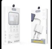 АДАПТЕР YESPLUS YS-804LIGHTNING ->3.5 jack+LIGHTNING